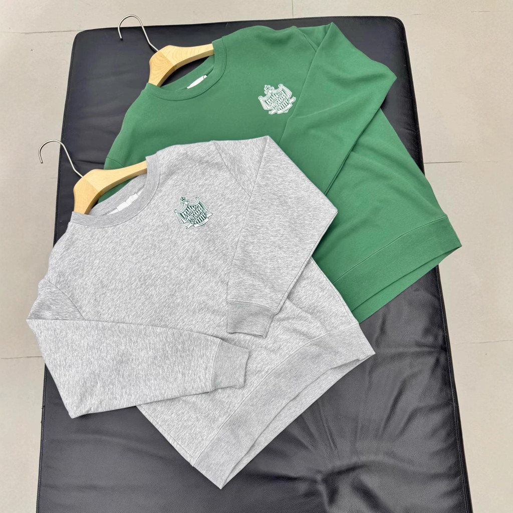 Maison Kitsune Trendy Printed Cotton Terry Pullover Sweatshirt for Couples, Fashionable and Versatil