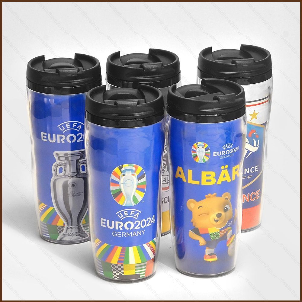 NP2 UEFA Euro 2024 Vô Địch Bóng Đá Albart Ý Argentina Cúp Ngoại Vi Người Hâm Mộ Lưu Niệm Cốc Nước Hộ