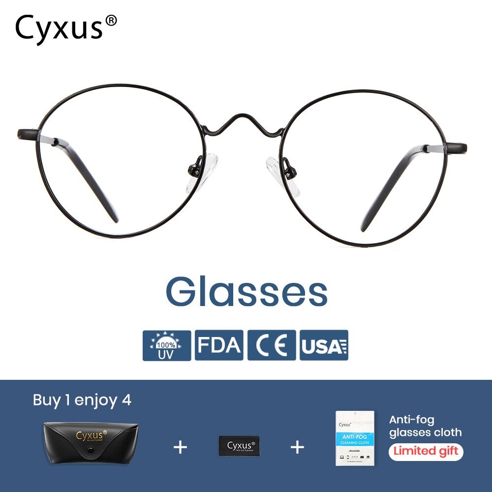 Kính mát chơi game Cyxus SC8 model 8702X - Khung tròn, unisex