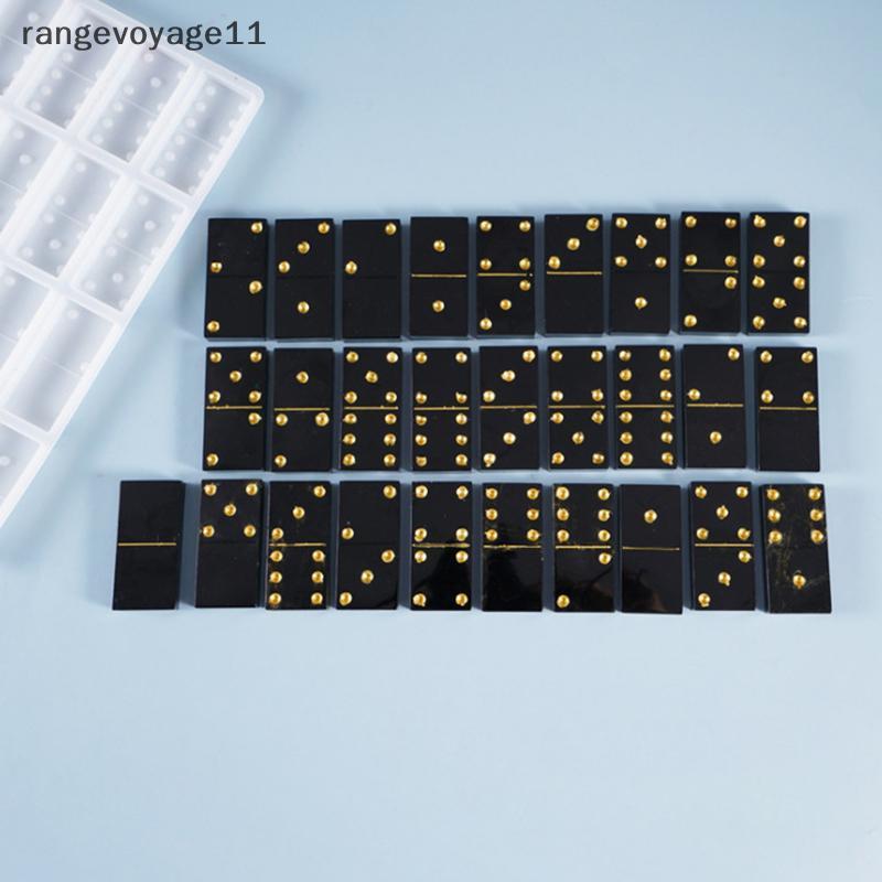 DIY Dominos Khuôn Silicon Thủ Công - Dụng Cụ Làm Trò Chơi từ Nhựa Epoxy [VN]