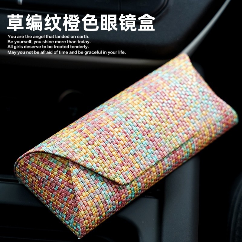 Bao Da Pu Kính Mát Nam Nữ Colorful Anti-Nearsightedness Case with Large Storage Box