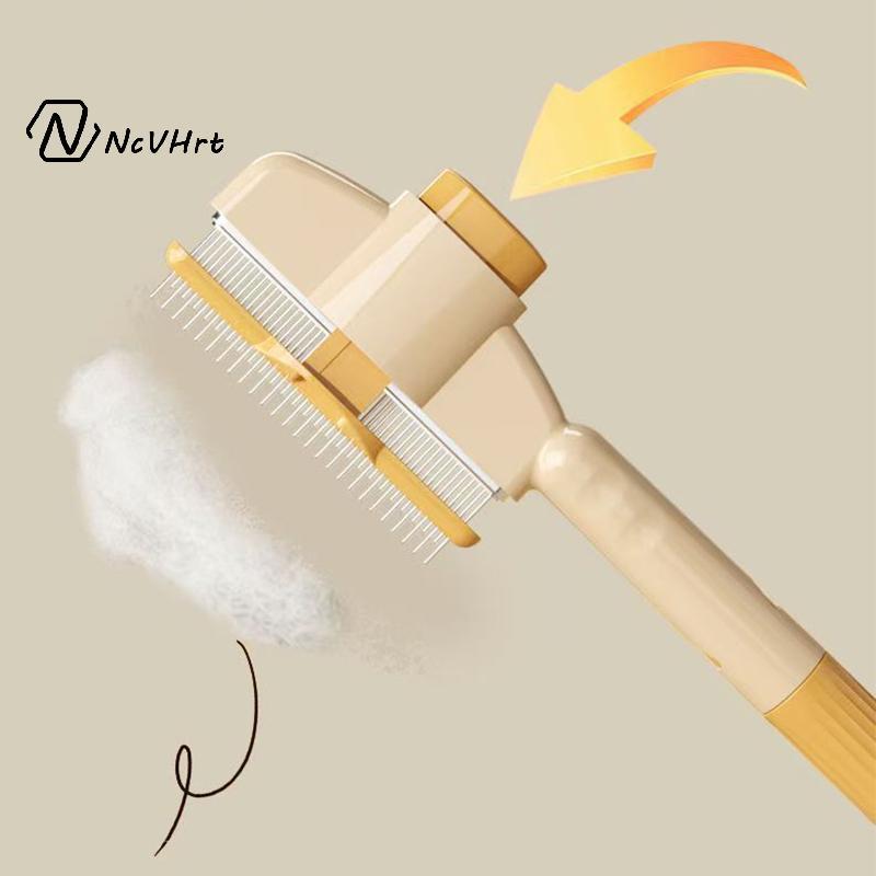 NcVHrt Dogb Pet Hair Remover One Button Dogs Brush Cat Brush Massagebs Dog Grooming Brush Tool Pet S