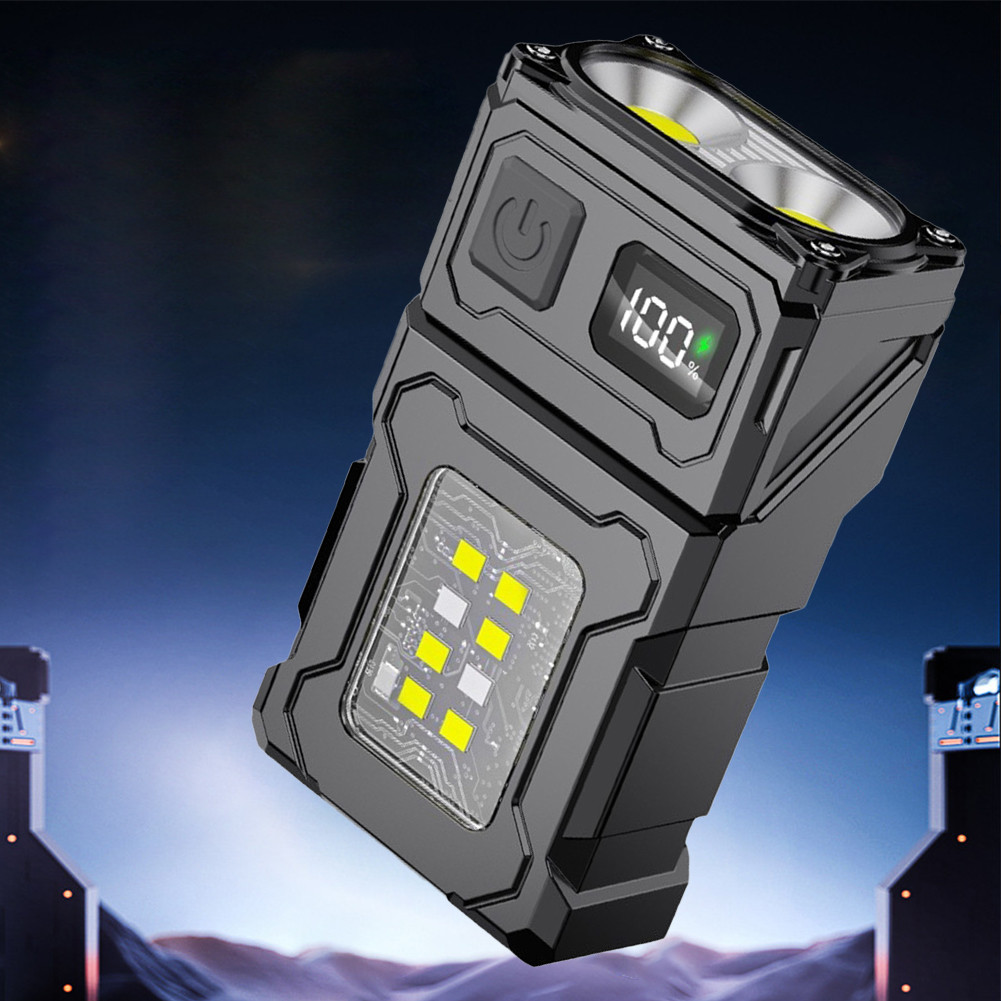 Cắm trại Multitool Chống rơi Chiều cao 130CM Thời gian sạc Khoảng 3h Móc khóa Đèn pin