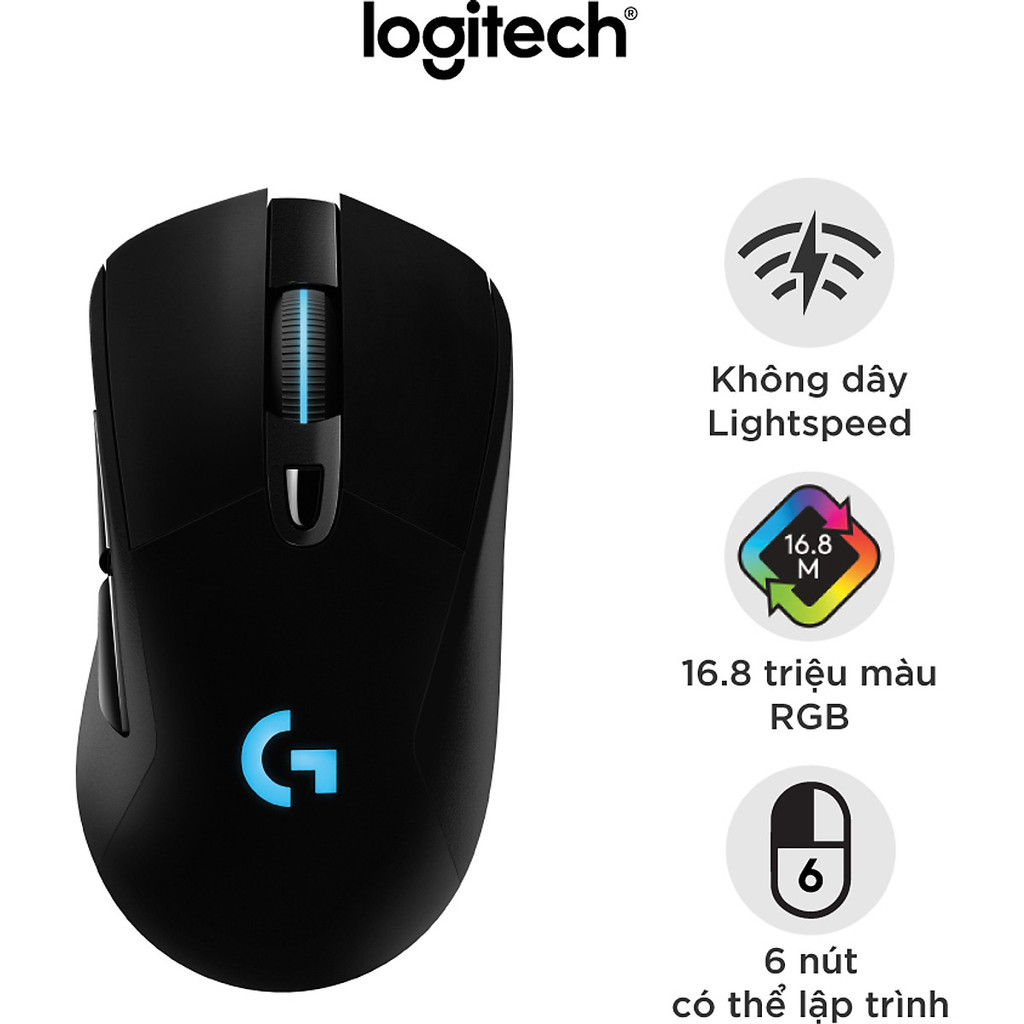 Chuột game không dây Lightspeed RGB Logitech G703