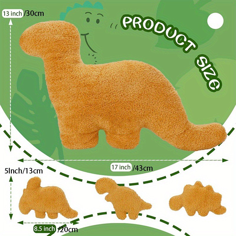 Xuyên biên giới Hàng có sẵn Sản phẩm mới Dino Nugget Gà Nugget Khủng long Isaacalyx Stegosaurus Gà N