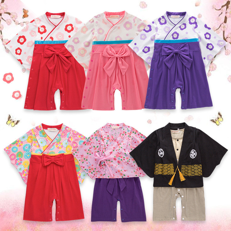 Áo liền quần Kimono dài tay cho bé gái20251231