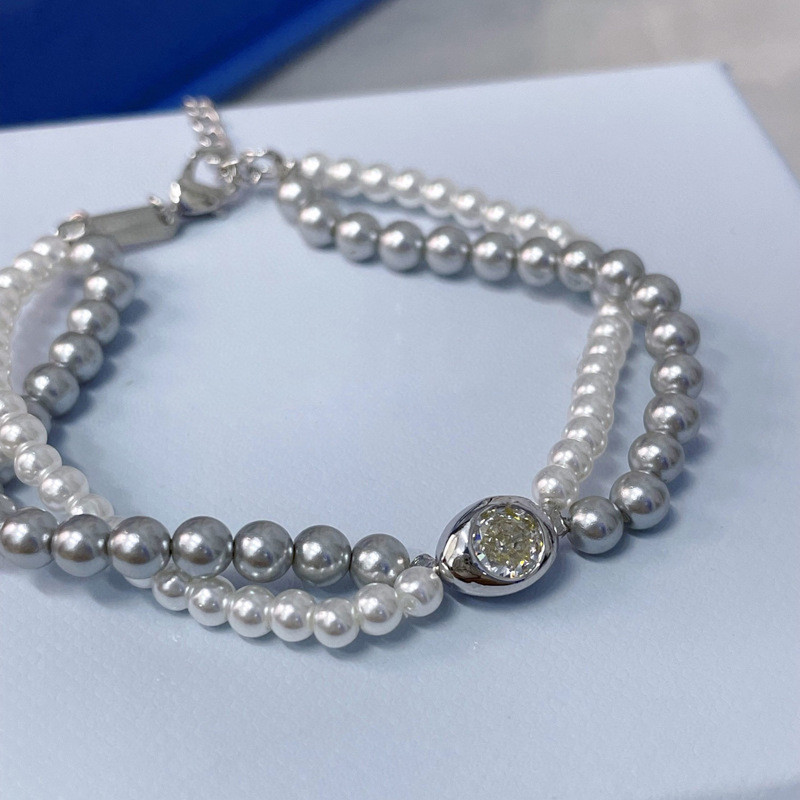 Hefang Double layer bubble wrap V Gold Bracelet Female Original Design Light Luxury Elegant Imitatio