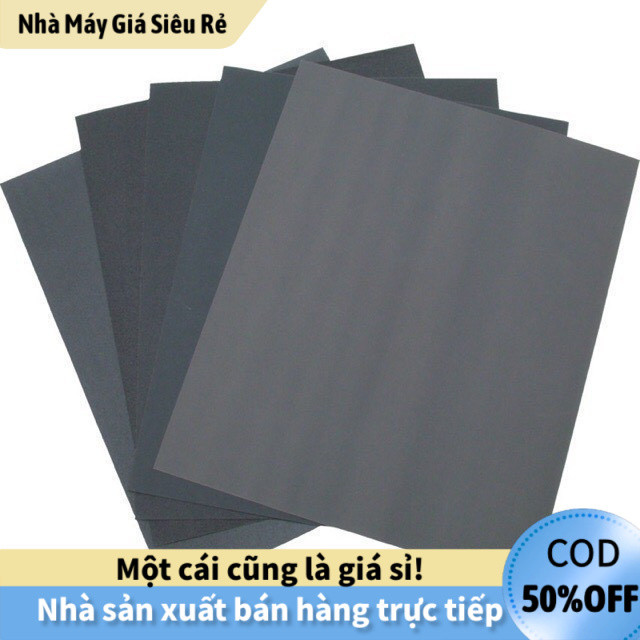 【24H】Giấy Nhám Đánh Bóng Gỗ - Mịn, Siêu Bóng, Không Trầy Xước - Độ Nhám Tùy Chọn