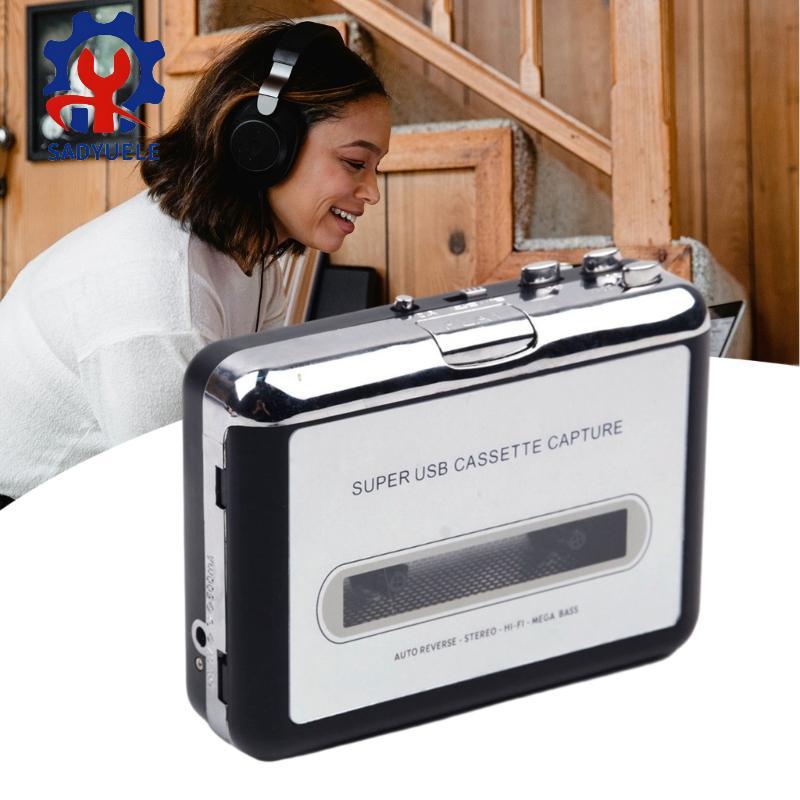 SADYUELE Di Động Cassette Tape Player Cassette Player USB Cassette Tape sang MP3 Converter