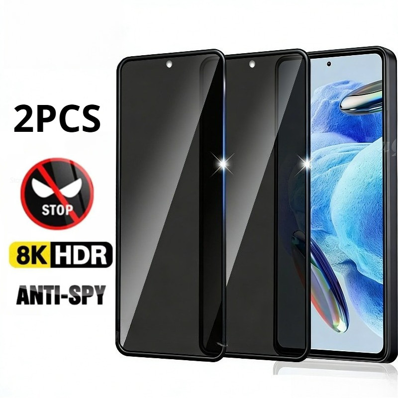 1-2 Chiếc Full Cover Riêng Tư Cạnh Đen Kính Phim Cho HTC U23Pro U23 U20 5G Pro Bảo Vệ Màn Hình Cho H