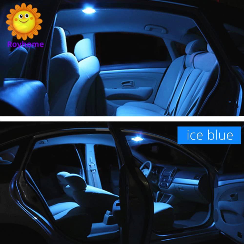 10 chiếc 31mm Biển số ô tô Bóng đèn xe tải tự động Festoon LED Dome Lamp (Trắng)
