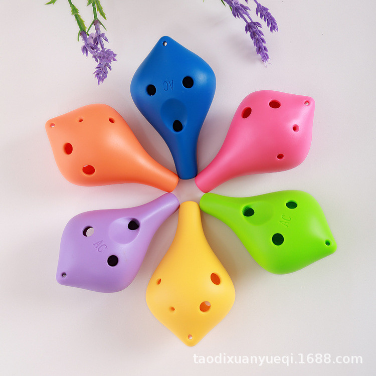 [Sản phẩm mới] Ocarina Hole Tone Resin Ocarina Student Ocarina Six Hole Alto Tone Nhựa thân thiện vớ