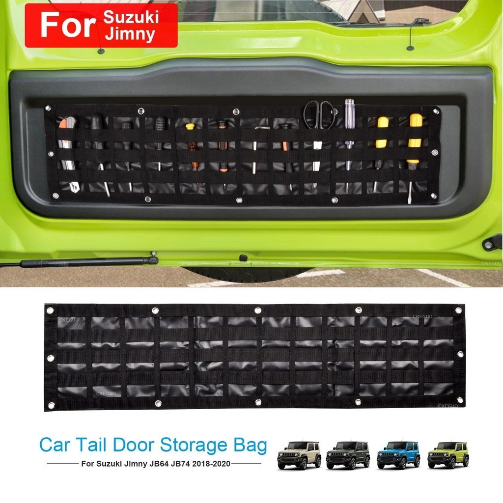 Organizador Coche Cho Suzuki Jimny Phụ Kiện Cửa Sau Xe Ô Tô Người Tổ Chức Túi Bảo Quản Cửa Đuôi Lưu 
