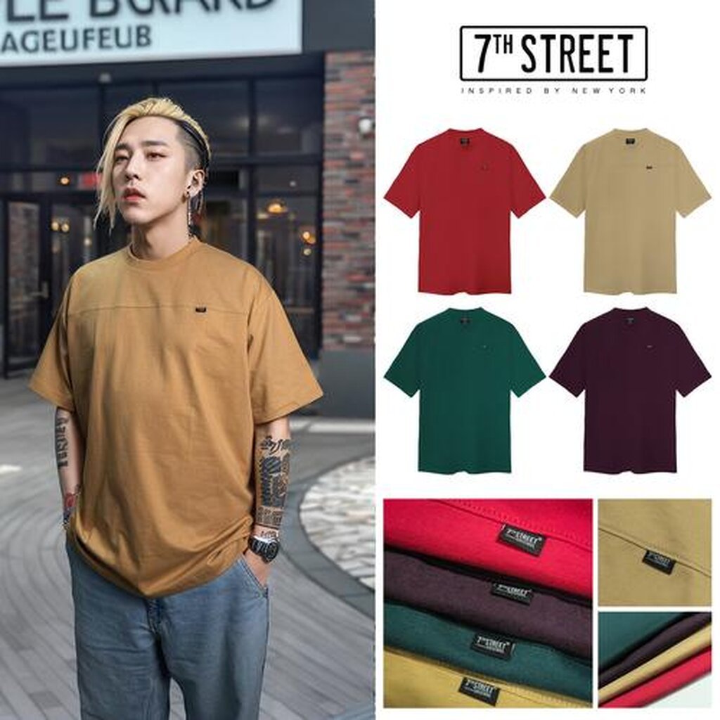 Áo thun ngoại cỡ đường phố thứ 7 OC-BXB Model Hình dáng đẹp Thoải mái khi mặc Cotton1 No Lottery-Man