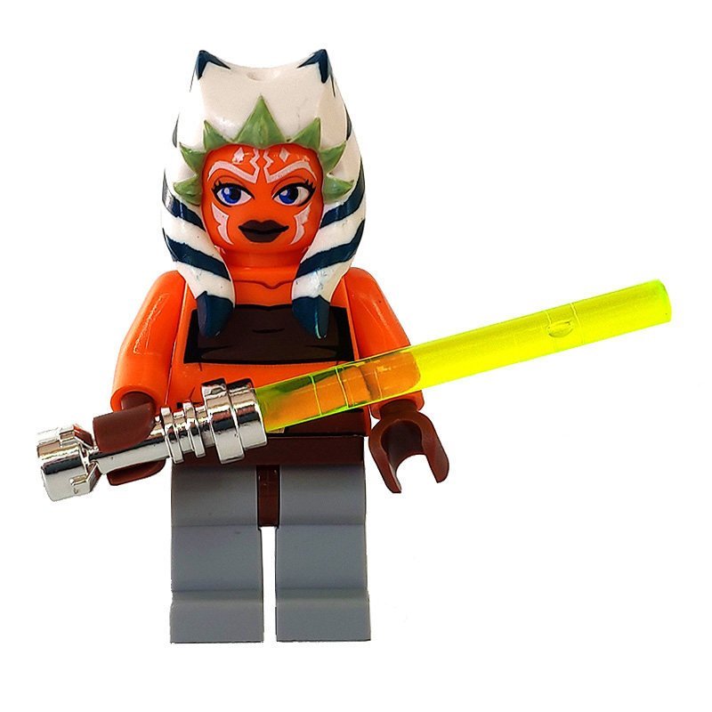 Star Wars Khối xây dựng hạt nhỏ Búp bê mô hình nhỏ sw192 Ahsoka Ahsoka Sản phẩm cũ