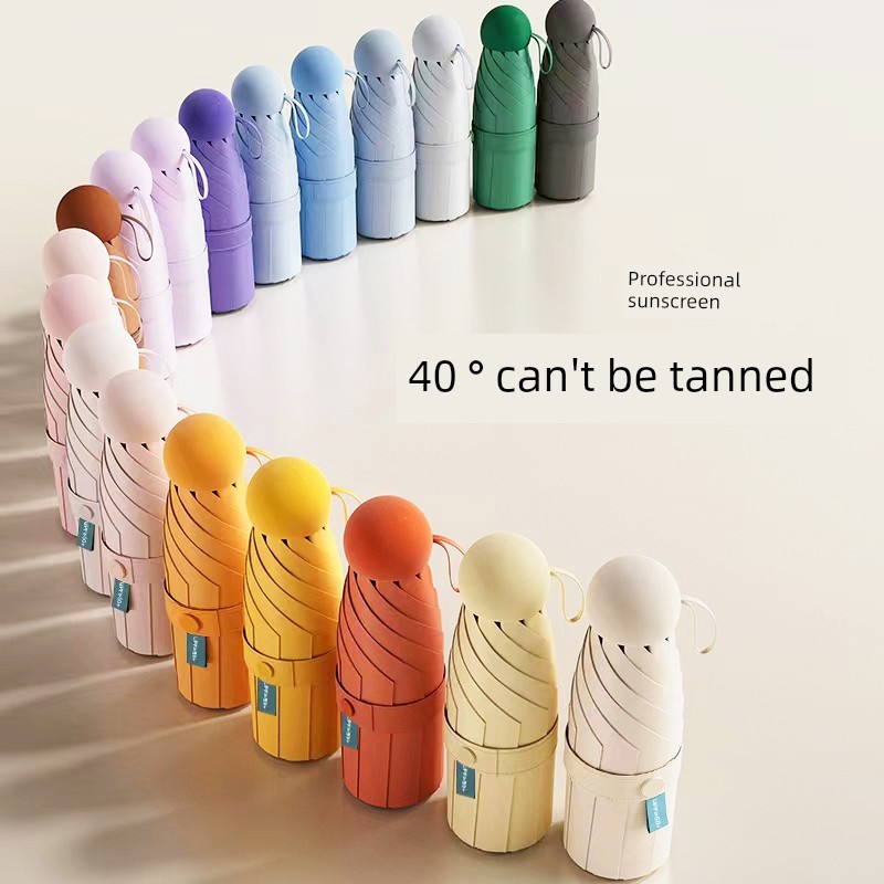 🔥 ô gấp gọn mini 🔥 2026 chống tia UV Ô dù siêu nhỏ gọn Ô mini cầm tay nhỏ gấp 50%