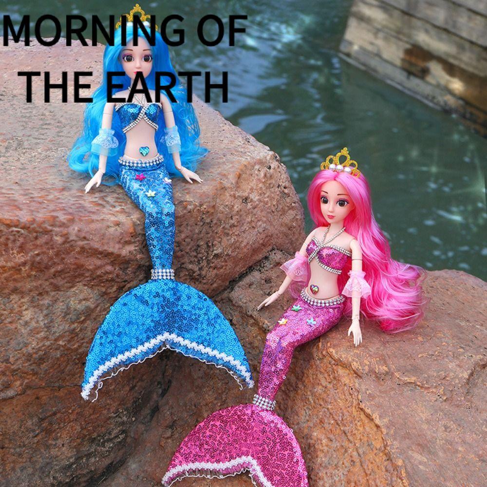 MORNING OF THE Princess Doll, Búp bê nàng tiên cá đa khớp xinh xắn có thể di chuyển được 42cm, Tinh 
