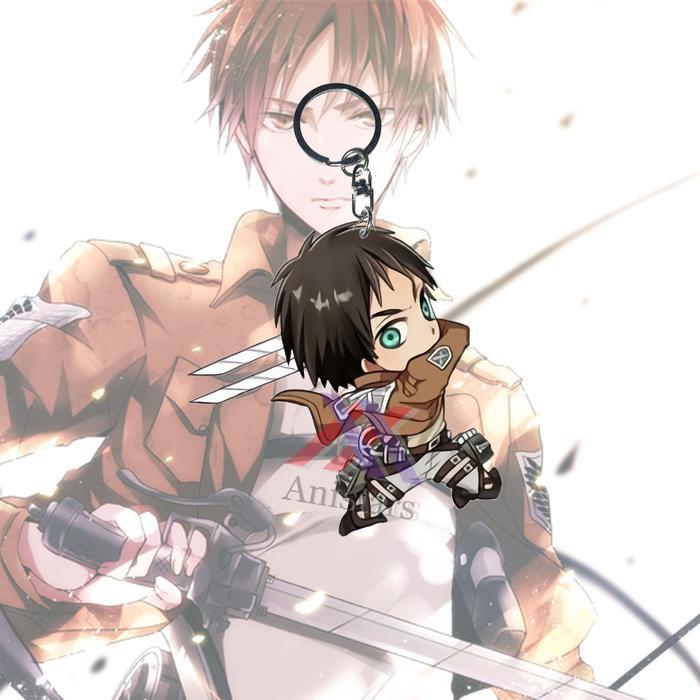 Gantungan Kunci Attack on Titan Eren Jeager - Ganci - Anime