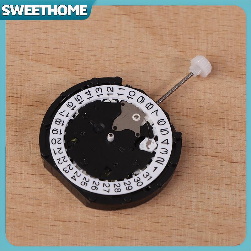 SWEETOME PE903 Phong trào Sunon Pe90 Trung Quốc Ligne Thạch Anh Ba Tay Có 3 Mắt Ngày Chronograph Nhỏ