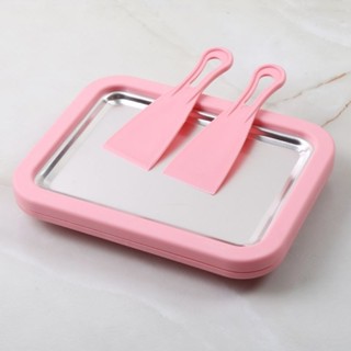 Máy làm kem cuộn di động - Chảo chiên cho kem tự làm