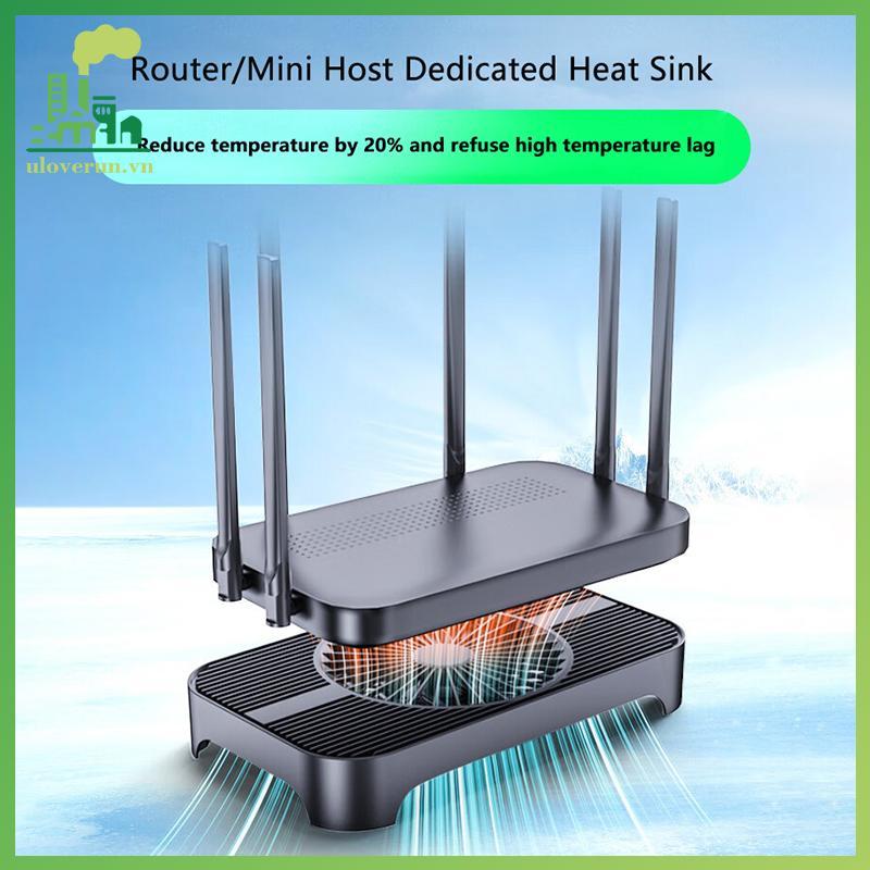 Uloverun USB Router Giá Đỡ Làm Mát Cho Mini PC Wifi Router Modem TV BOX STB Di Động Đĩa Cứng Laptop 