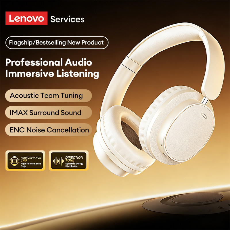 Tai nghe Bluetooth gắn đầu Lenovo LS105 Chất lượng âm thanh HI-FI Tuổi thọ pin dài Tai nghe chơi game có độ trễ thấp Bluetooth V6.0 | BigBuy360 - bigbuy360.vn