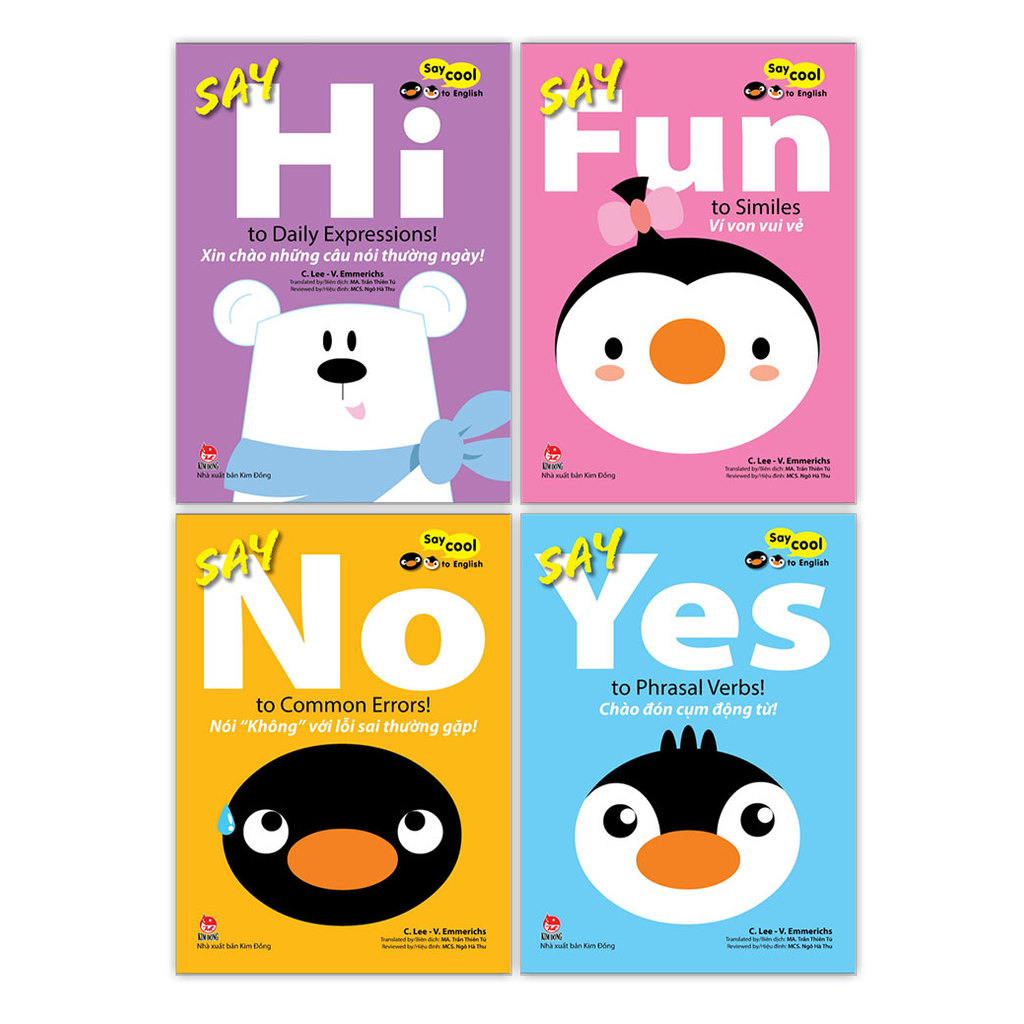 Combo Say cool to English (4 cuốn)