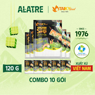 Combo 10 gói bánh tráng siêu mỏng Senta 120g/gói - Nhà phân phối Alatre