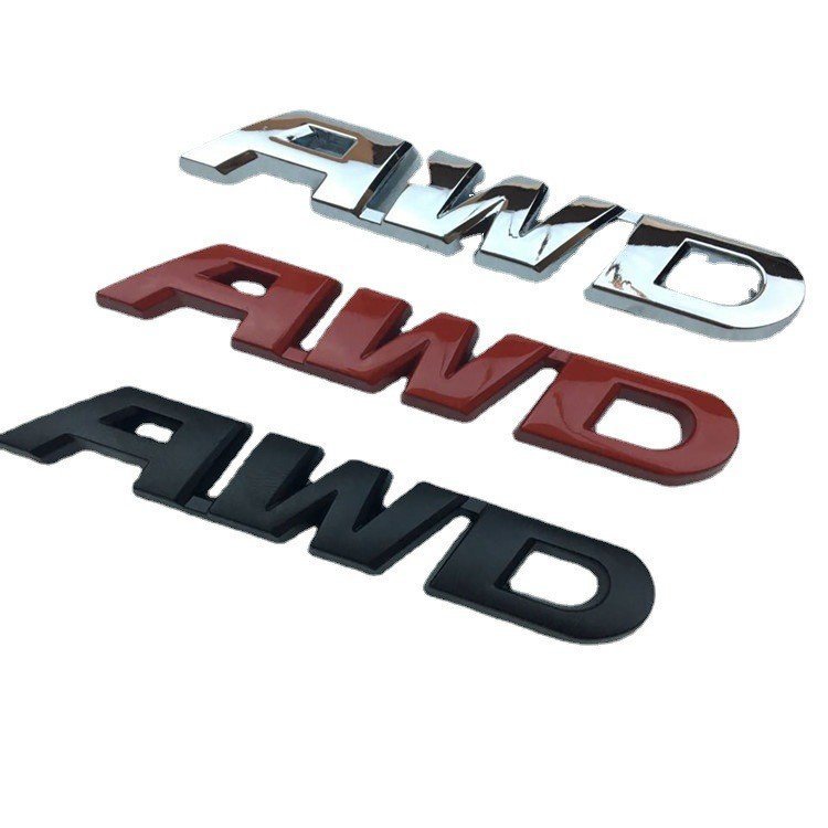 Thích Hợp Cho Xe Toyota Henlanda Mẫu Xe Honda AWD Logo Xe Ô Tô Miếng Dán Sửa Đổi Phía Sau Xe Bốn Bán