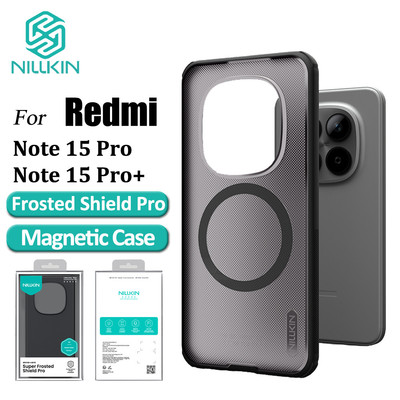Ốp từ tính Nillkin cho Redmi Note 15 Pro + Note 15 Pro 5G Ốp điện thoại Super Frosted Shield Pro PC cứng + Ốp điện thoại chống sốc TPU