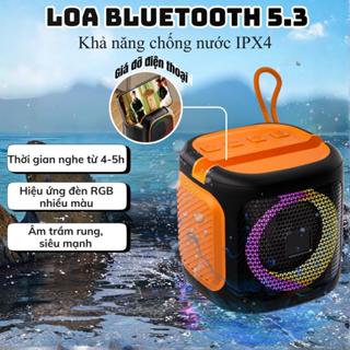 Loa Bluetooth mini 2in1 - Loa Không Dây Kết Hợp Giá Đỡ Điện Thoại - Khả Năng Chống Nước IPX4 Âm Hay - Bass Căng - Âm Tha