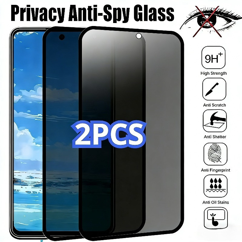 1-2 Chiếc Kính Cường Lực Bảo Vệ Màn Hình Cho HTC Wildfire X E5 E3 lite Plus Bảo Vệ Cạnh Đen Riêng Tư