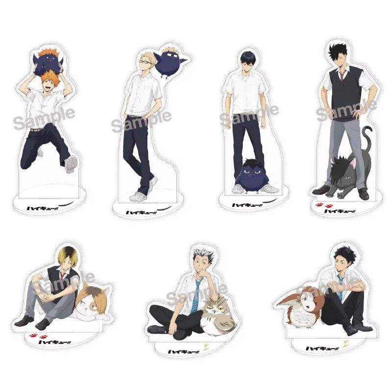 Standee Anime Haikyuu Mô Hình Acrylic Nhân Vật Hinata Shoyo Kageyama Kenma Kuroo Akaashi Bokuto Tran