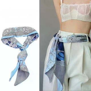 Thắt lưng chấm bi dải dài cao cấp, phù hợp áo sơ mi và các loại khăn