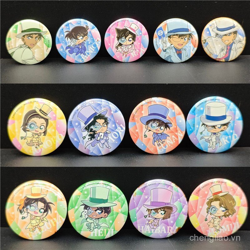 Số lượng lớn Sushi Limited Gashapon Q Phiên bản Thám tử Conan Shinichi Kidd Xiaolan Xiaoai Bar Huy h