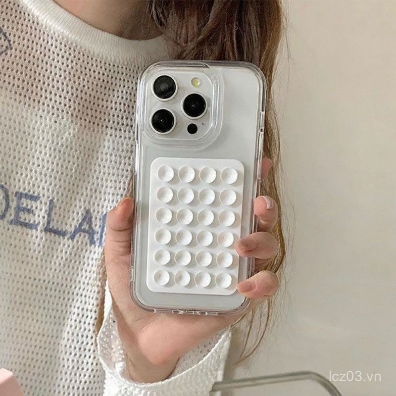 Ốp Điện Thoại Thích Hợp Cho iPhone ins Hộp Đựng Điện Thoại Cốc Hút Sáng Tạo Thích Hợp Cho iPhone17 /