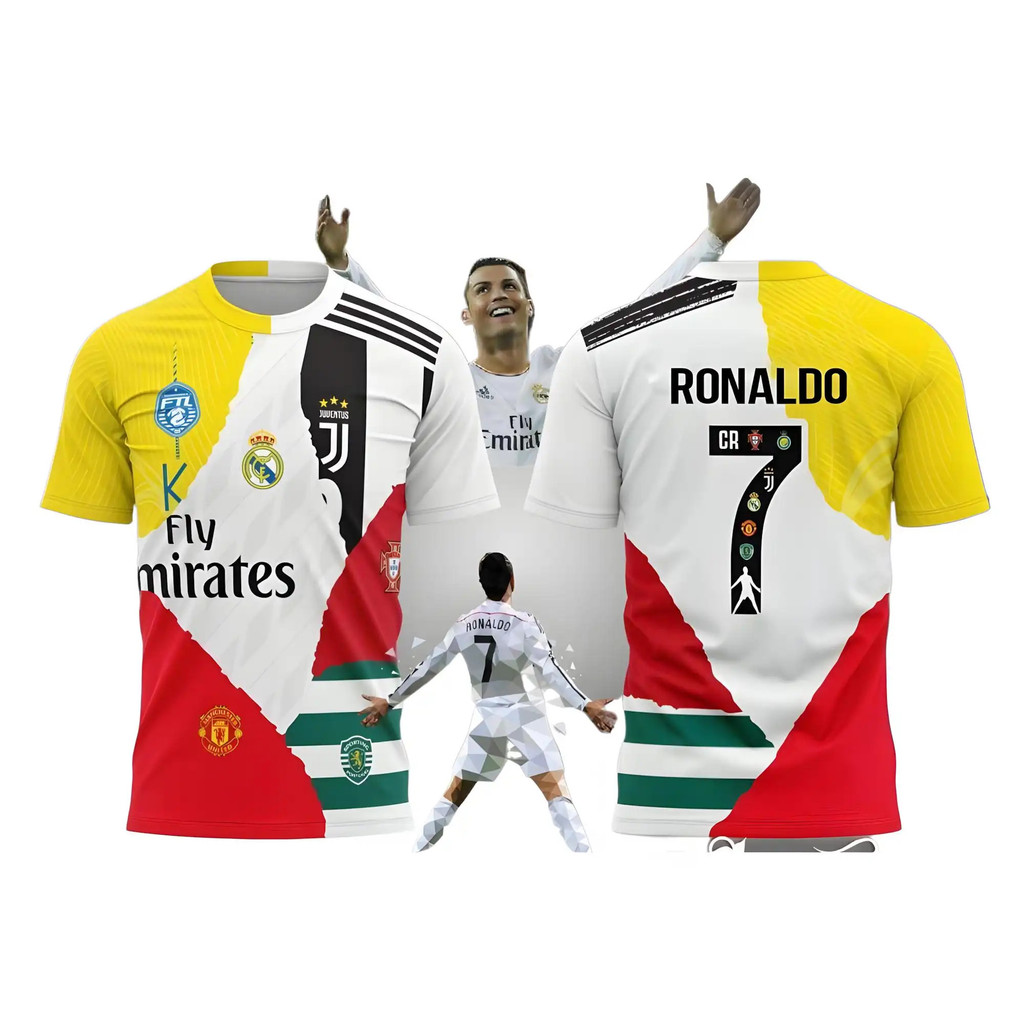 Áo thể thao, Áo bóng đá Ronaldo 7, Áo bóng đá Ronaldo 1, Dành cho thể thao nam BU2Z