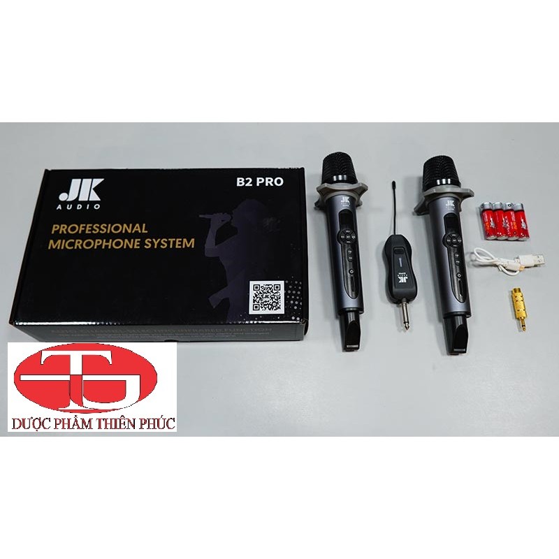 [HCM] Micro không dây đa năng JK Audio B2 Pro - Tích Hợp Echo - Hàng Chính Hãng Bảo Ngọc audio