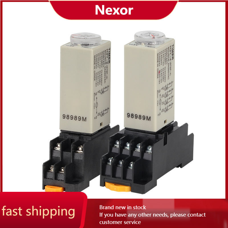 H3Y-2 / H3Y-4 Rơle thời gian Độ trễ bật nguồn AC220V Bạc tiếp xúc Rơle thời gian nhỏ