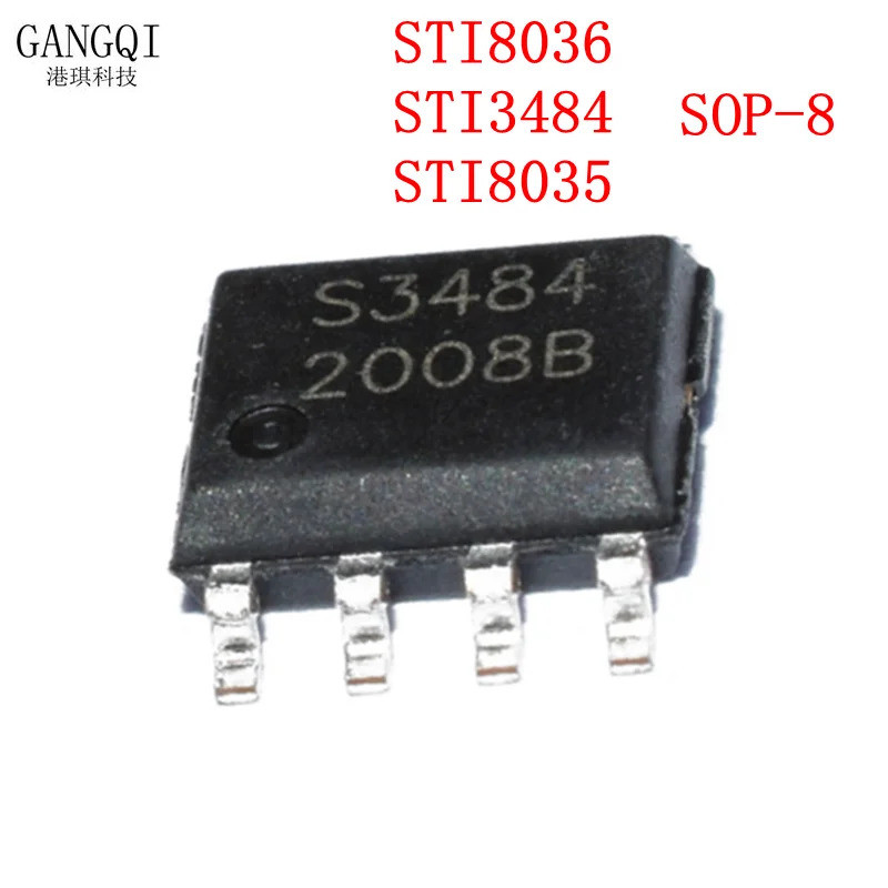 10 Cái / lốc STI3484 S8036BE STI8036BE S8036 STI8036 sop8 STI8035 STI8035BE S8035BE S8035 SOP-8 chip
