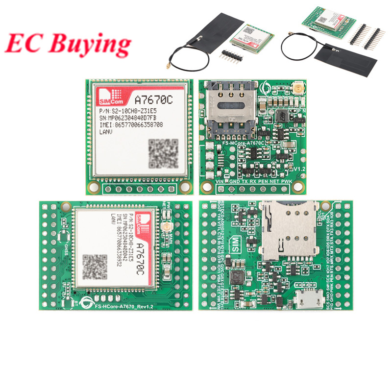 Mô-đun lõi bảng phát triển GSM A7670C 4G CAT1 LTE với mã mẫu STM32 FS-MCore FS-HCore