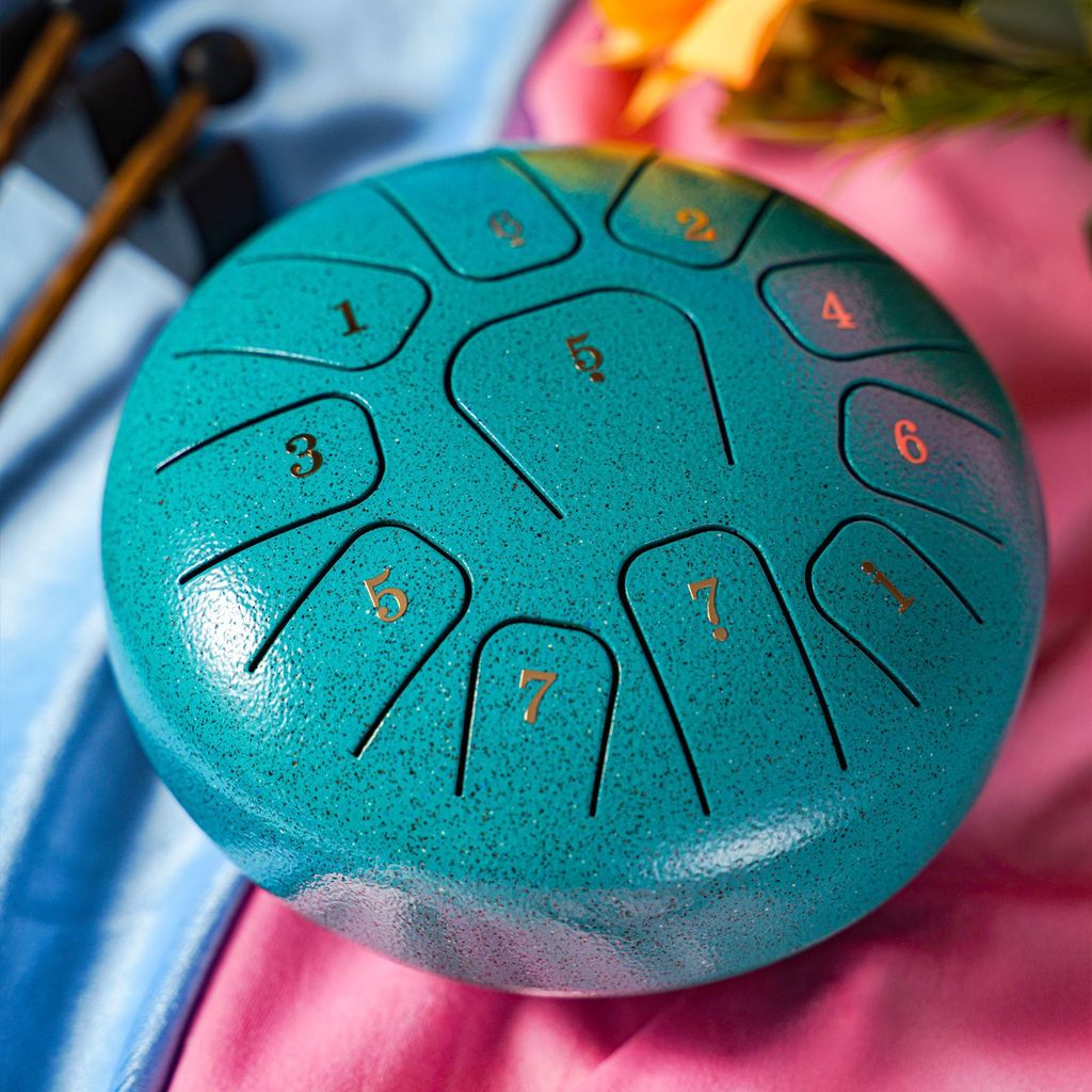 Phiên Bản 20 cm 11 Tông Vuông Lưỡi Ethereal Trống Thép Lưỡi Trống Màu Ethereal Trống Không Lo Lắng F