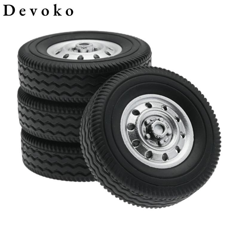 4 Bộ Lốp Xe RC Cho Wltoys D12 Mini 1 / 16 Xe Bán Tải DIY Phụ Kiện, RC