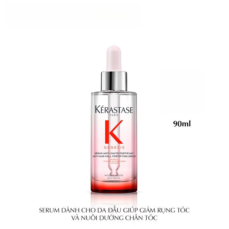 Serum dành cho da đầu giúp giảm gãy rụng và đứt gãy tóc - KERASTASE Genesis Serum Fortifiant Hair Se