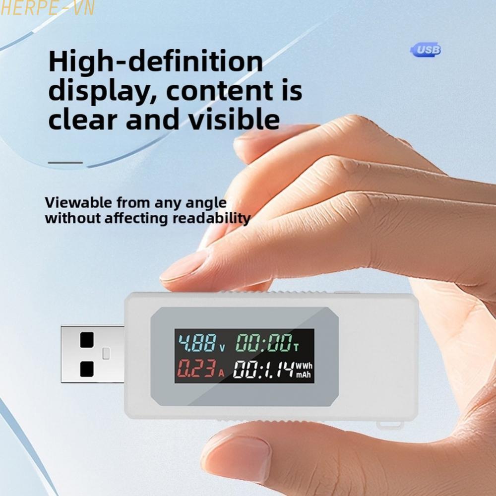 [HERPEVN]KWSV30 USB Voltage Current Tester with Power Capacity Detector and Timer Feature[Ready stoc