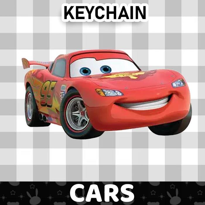 Ganci / Gantungan Kunci Akrilik CARS DISNEY / KARTUN CARS ANAK ANAK - 1  MCQUEEN