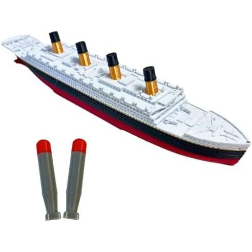Đồ chơi bể bơi và thuyền tắm chia đôi Titanic, đồ chơi Titanic vỡ nửa RMS dành cho trẻ em, đồ chơi T