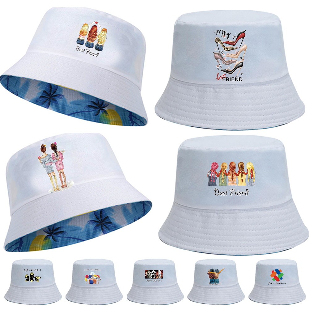 Fashionable fisherman hat Cotton Best seller UV protection Sunproof fisherman hat Double-sided wear 