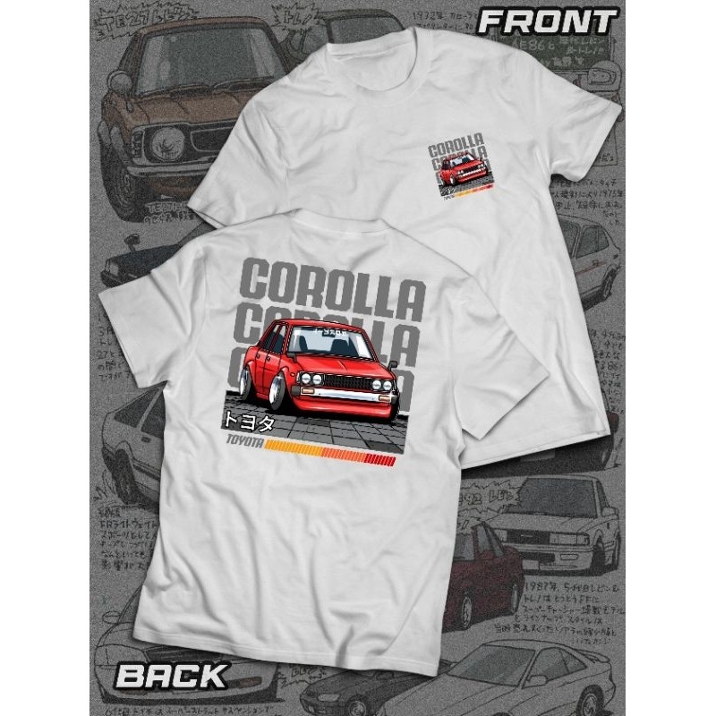 Áo thun ngắn tay cổ tròn Toyota Corolla Ke70