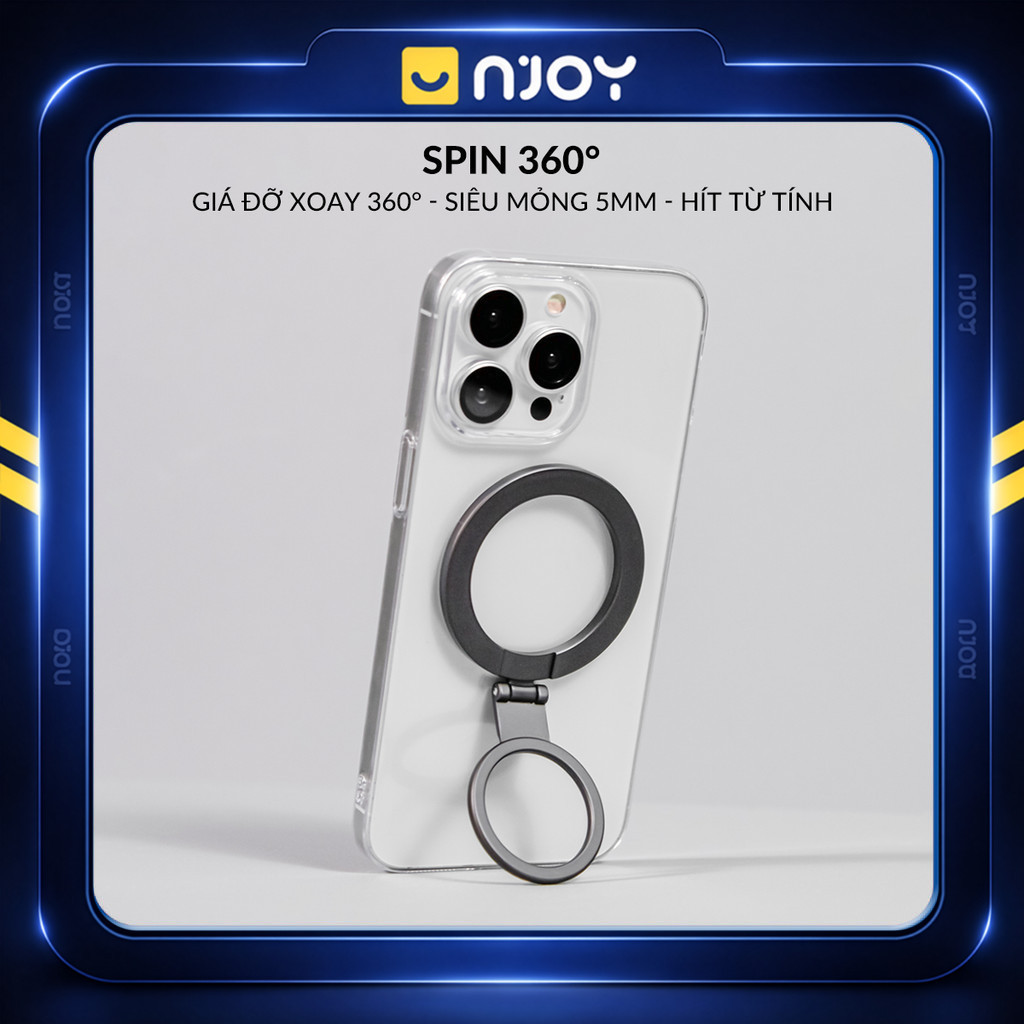  Giá Đỡ Điện Thoại Magsafe Siêu Mỏng Xoay 360 Độ Cho Điện Thoại iPhone Samsung Máy Tính Bảng 